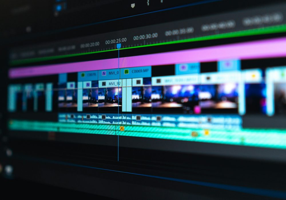 What are the 5 stages of video editing