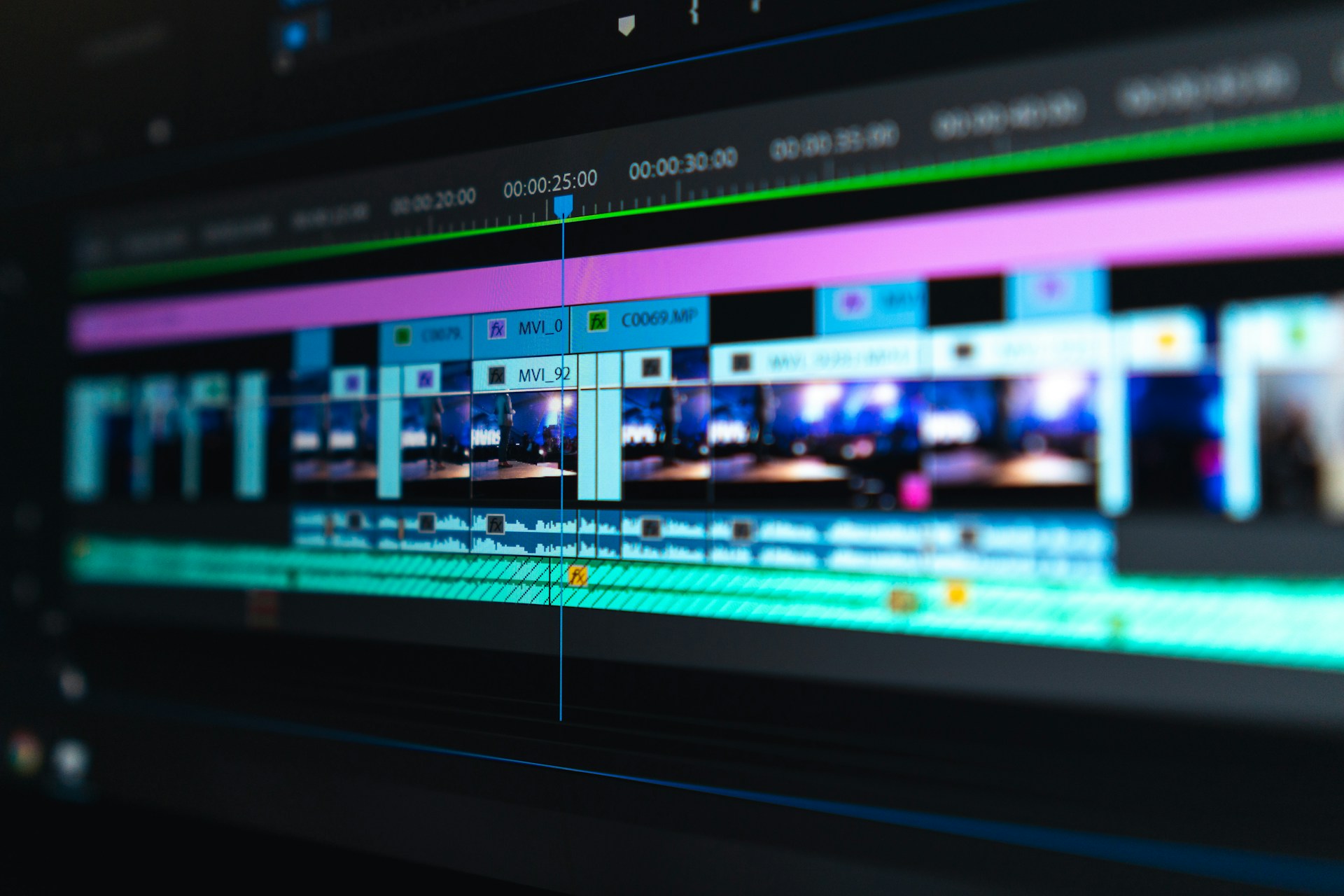 What are the 5 stages of video editing